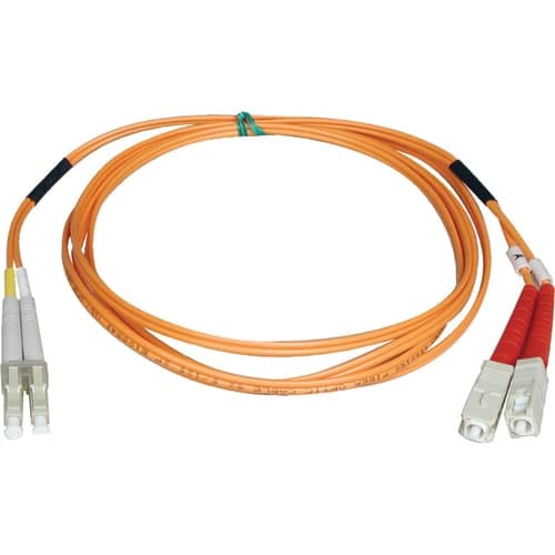 50M DUPLEX MMF CABLE LC/SC 50/125 FIBER OPTIC/ FIBRE CHANNEL