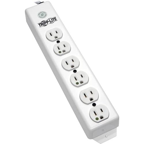 6 OUTLET MEDICAL HG POWER STRIP HOSPITAL NOT FOR PATIENT CARE 15FT