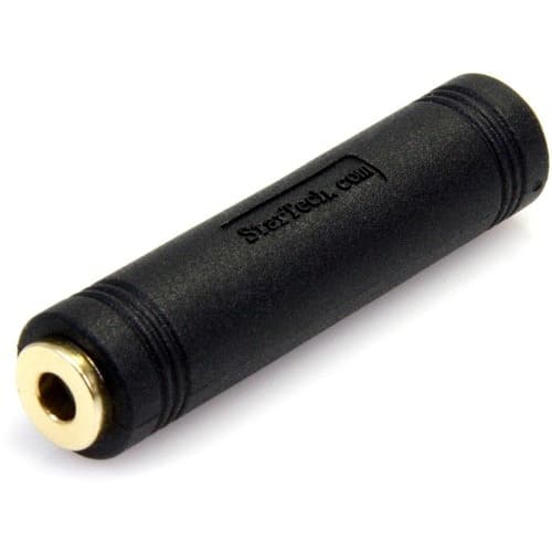 3.5MM TO 3.5MM AUDIO CABLE ADAPTER FEMALE TO FEMALE
