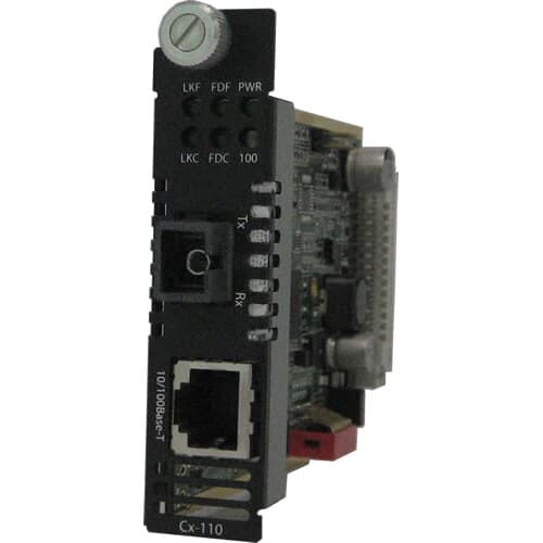 C-110-S1SC40D MEDIA CONVERTER 10/100B-TX-100B-BX 40KM 1550NM 1SC