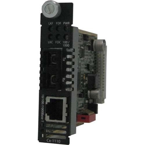 C-1110-S2SC10 MEDIA CONVERTER 10/100/1000-1000B-LX 10K 1310NM 2SC