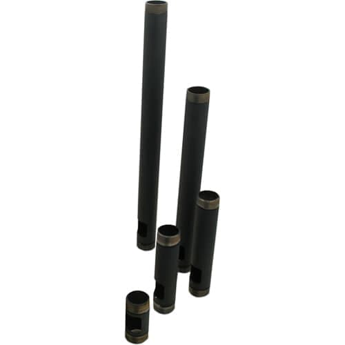 10IN PIPE BLACK WITH OUTLET ADAPTS TO 1.5IN NPT