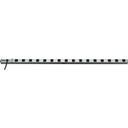 16 OUTLET SURGE STRIP 15FT CORD 1650 JOULES METAL 48 IN LENGTH
