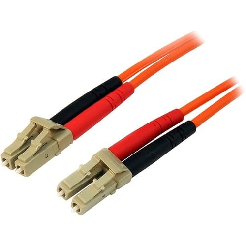 1M MULTIMODE FIBER OPTIC CABLE OM2 LC/LC 50/125 LSZH FIBER CABLE