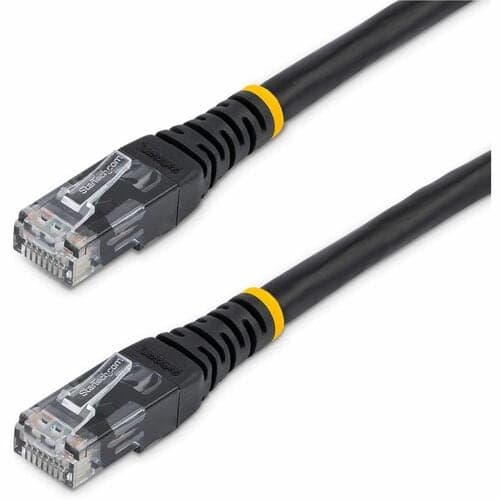 10FT BLACK CAT6 ETHERNET CABLE RJ45 UTP PATCH CABLE GIGABIT LAN