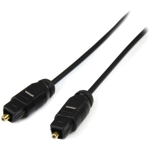 3FT THIN TOSLINK DIGITAL OPTICAL AUDIO CABLE