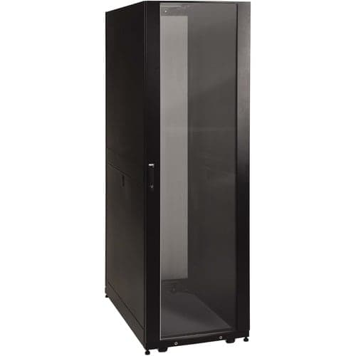 42U RACK ENCLOSURE CABINET NETWORK SERVER W ACRYLIC GLASS DOOR