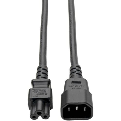 6FT LAPTOP POWER CORD 18AWG 2.5A C14 TO C5 POWER ADAPTER