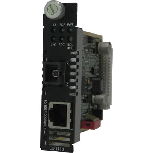 CM-1110-S1SC80D MEDIA CONVERTER 10/100/1000-1000BX 80KM 1590NM 1SC
