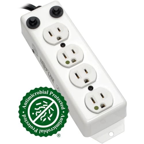 4 OUTLET MEDICAL HG POWER STRIP HOSPITAL PATIENT CARE 3 FT CORD 15A