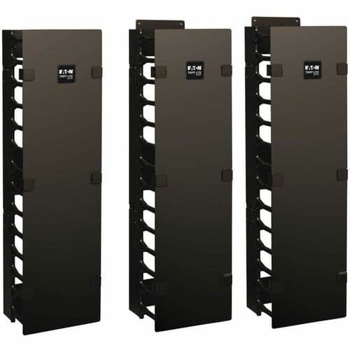 VERTICAL CABLE MANGER 6 FEET OPEN FRAME RACK 6IN WD FINGER DUCT
