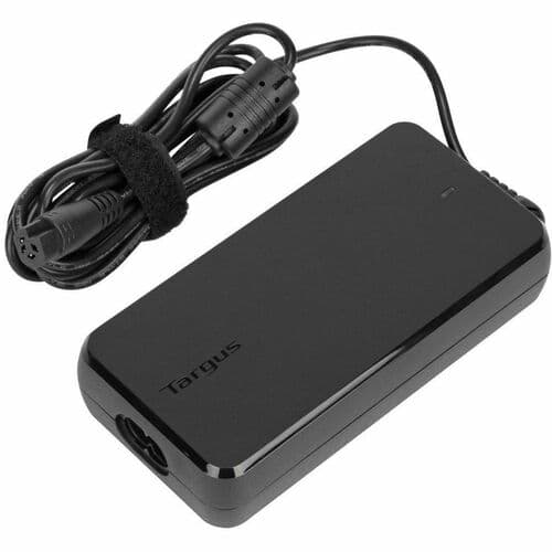 90W AC LAPTOP CHARGER W/IN-LINE USB ADAPTER BLACK