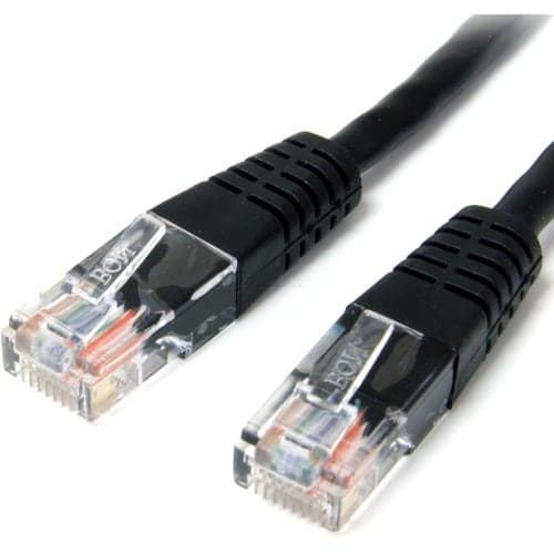 15FT BLACK CAT5E ETHERNET CABLE RJ45 PATCH CABLE GIGABIT LAN CORD