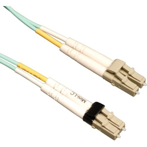 10M DUPLEX FIBER MMF MINI-LC/LC 50/125 10G OM3 CABLE AQUA