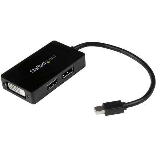 3 IN 1 MINI DISPLAYPORT ADAPTER MDP TO DISPLAYPORT DVI HDMI DONGLE