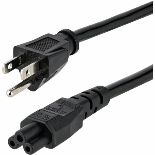 3FT 3PIN LAPTOP POWER CORD NEMA 5-15P TO C5 NOTEBOOK ADAPTER CABLE