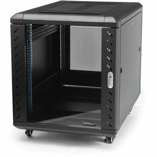 12U AV RACK CABINET 4 POST FLOOR STANDING IT CABINET ENCLOSURE