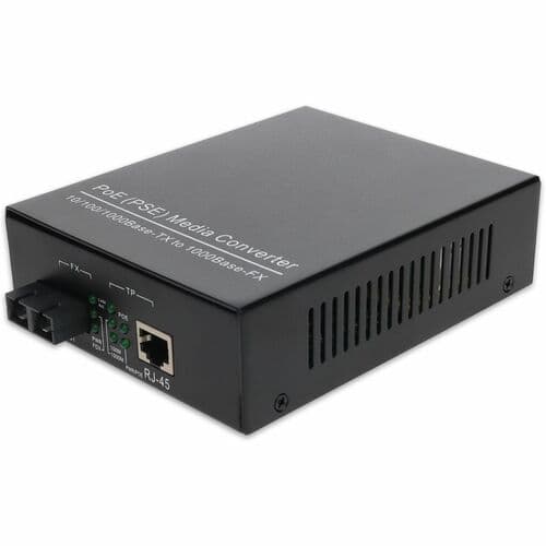 1GBS 1 RJ-45 TO 1 SC PORT POE MEDIA CONVERTER