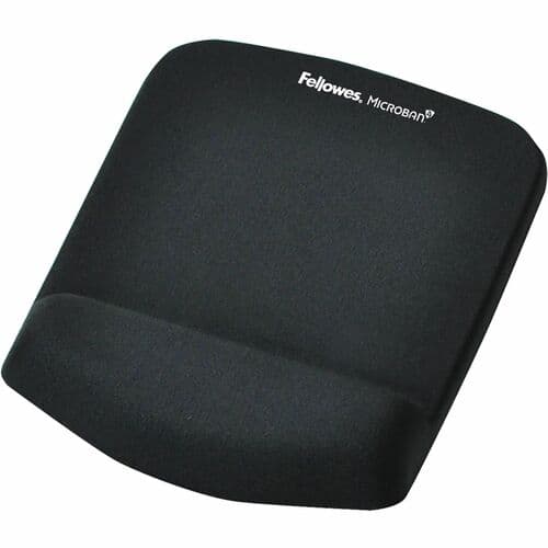 PLUSHTOUCH MOUSE PAD/WRIST REST BLACK SOFTEST PLACE YOUR WRIST