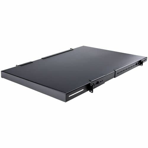 1U SERVER RACK SHELF ADJUSTABLE HEAVY DUTY NETWORK RACK MOUNT SHELF