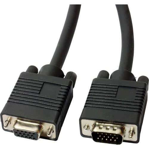 6FT COAX VGA MONITOR CABLE EXT HD15 MALE TO FEMALE HIGH RES 2M
