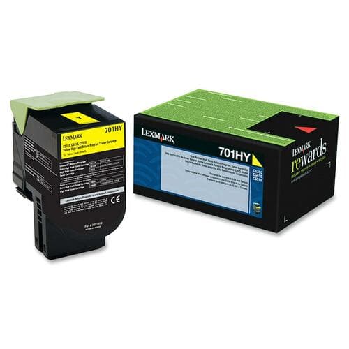 701HY YELLOW HIGH YIELD RETURN PROGRAM TONER CARTRIDGE