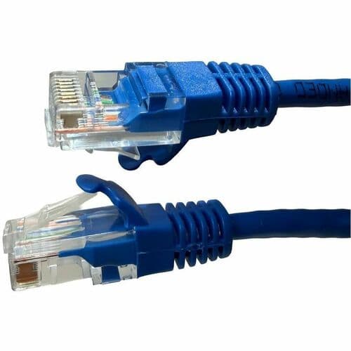 10FT CAT5E BLUE MOLDED PATCH CABLE