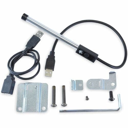 KIT USB LIGHT MOUNTING BRACKET CLEAR ZINC