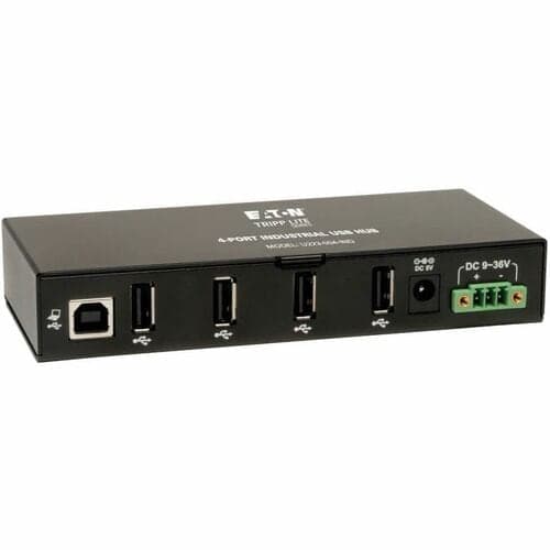 4PORT USB HUB INDUSTRIAL METAL USB 2.0 15KV ESD IMMUNITY MOUNTABLE