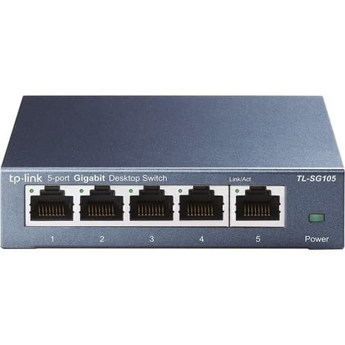 5PORT GIGABIT DESKTOP SWITCH STEEL DESIGN DESKTOP/WALL-MOUNTING