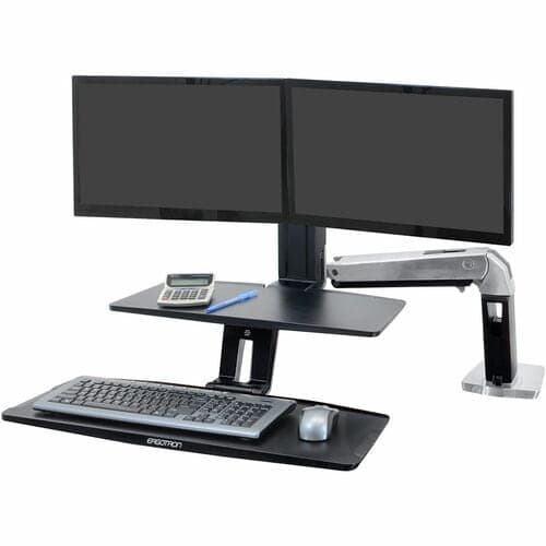 WORKFIT-A STAND W/ SUSPENDED KEYB DUAL