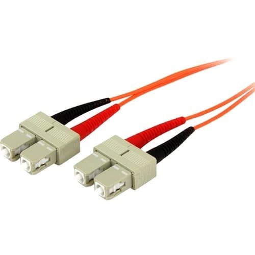 3M MULTIMODE FIBER OPTIC CABLE PLENUM OM2 SC/SC 50/125 FIBER CABLE
