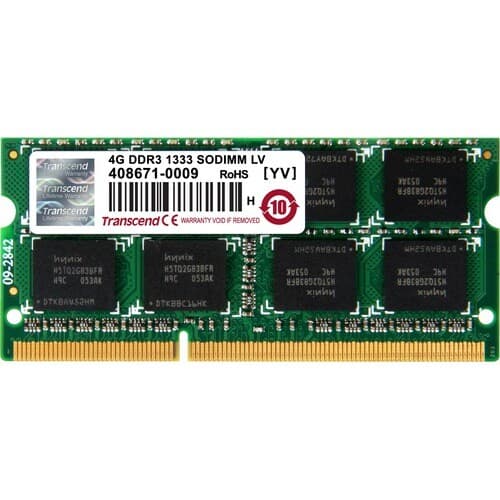 4GB DDR3L 1333MHZ SODIMM DR X8