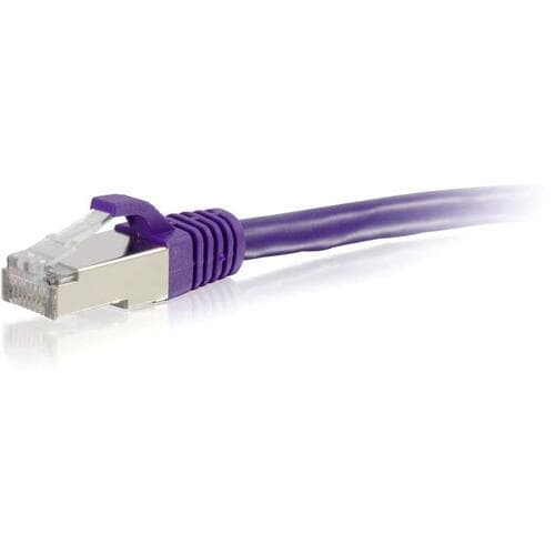 15FT CAT6 PURPLE SNAGLESS STP RJ45 M/M CABLE