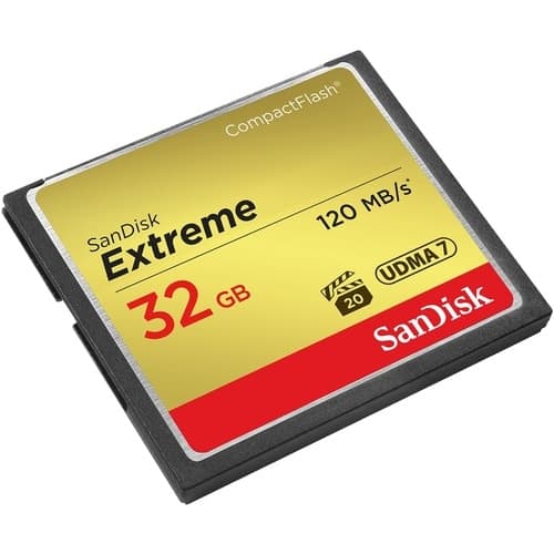32GB EXTREME COMPACT FLASH CF 120MB/S 60MB/S