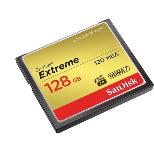 128GB EXTREME COMPACT FLASH CF 120MB/S 60MB/S