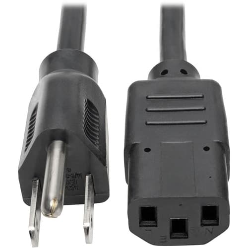 25FT COMPUTER POWER CORD 18AWG 10A 125V 5-15P TO C13