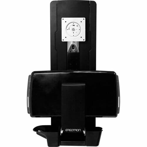 SIT STAND VERTICAL LIFT KEYB FOLDED UP BLK /24IN DISP PANS