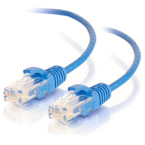10FT CAT6 BLUE UTP 28AWG SLIM PATCH CABLE