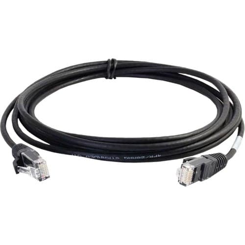 10FT CAT6 BLACK UTP 28AWG SLIM PATCH CABLE