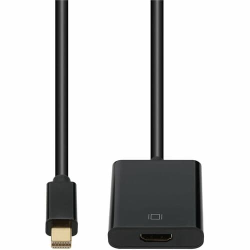 MINI DP TO HDMI MINI-DP TO HDMI CABLE M/F BLACK ADAPTER
