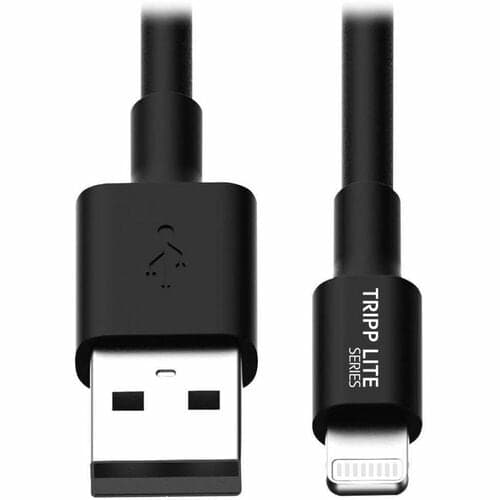 6FT LIGHTNING CHARGING CABLE USB SYNC IPAD/IPHONE/IPOD BLACK