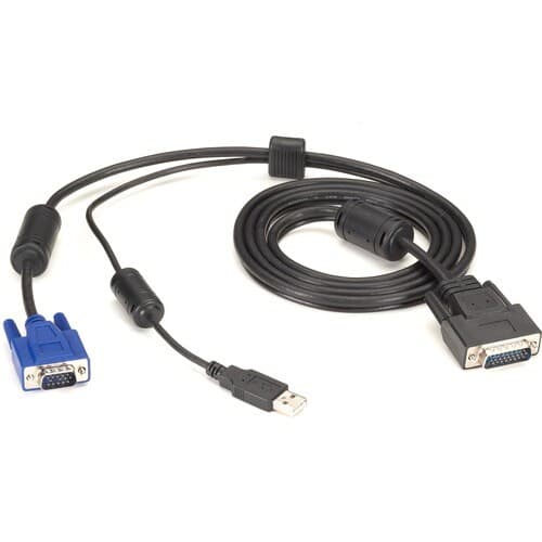 KVM SECURE SWITCH CABLE VGA AND U SB TO HD26 6FT