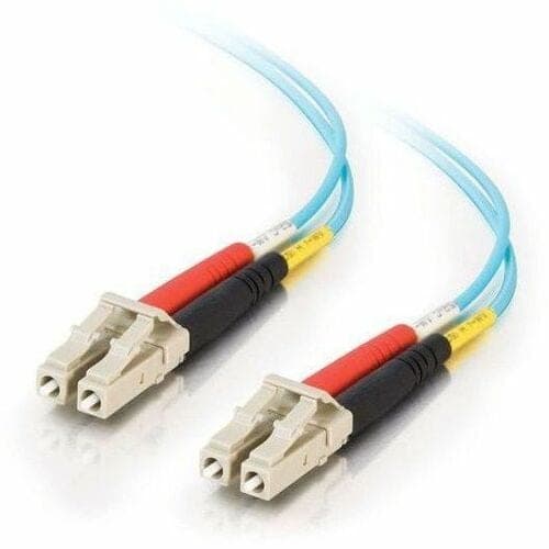 8M FIBER LC/LC 50/125 PVC DUPLEX OM3 10GB AQUA CABLE