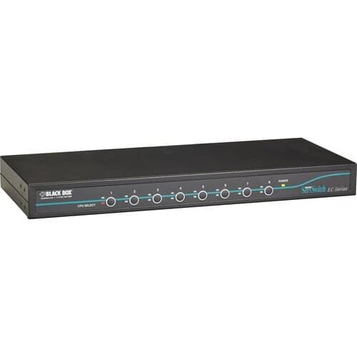 KVM SWITCH 8-PORT DVI PS/2 OR U SB SERVERS & USB CONSOLES