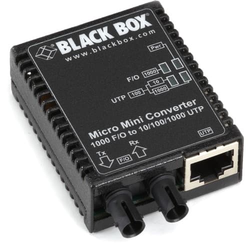 MEDIA CONVERTER GIGABIT ETHERNE T MULTIMODE 850NM 500M ST