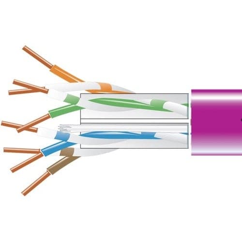 GIGATRUE 550 CAT6 BULK PLN VIOLET 1K