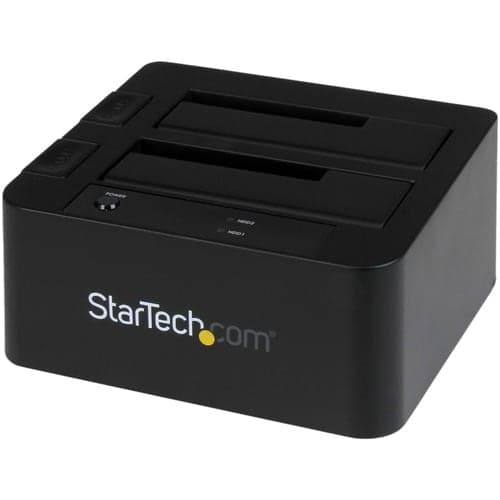 2BAY ESATA HARD DRIVE DOCKING STATION 2.5 3.5 SATA HDD SSD DOCK