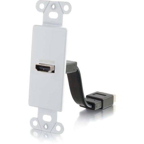 DECORA WALL PLATE HDMI F/F WHITE