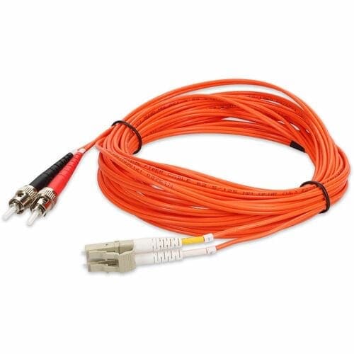 2M FIBRE MMF LC/ST 62.5 OM1 DUPLEX ORANGE PATCH CABLE